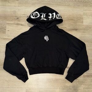 Darc Sport Black Embroidered Mid Hoodie M